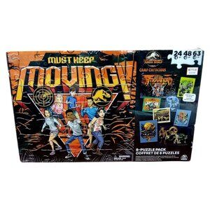 Jurassic World Camp Cretaceous 8-Puzzle Pack Must Keep Moving